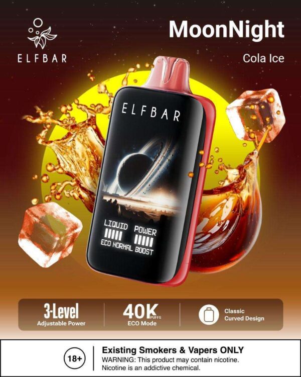 Elfbar Moon Night 40000 Puffs Disposable Vape - Best Vape Kits UAE - Vape  in Downtown