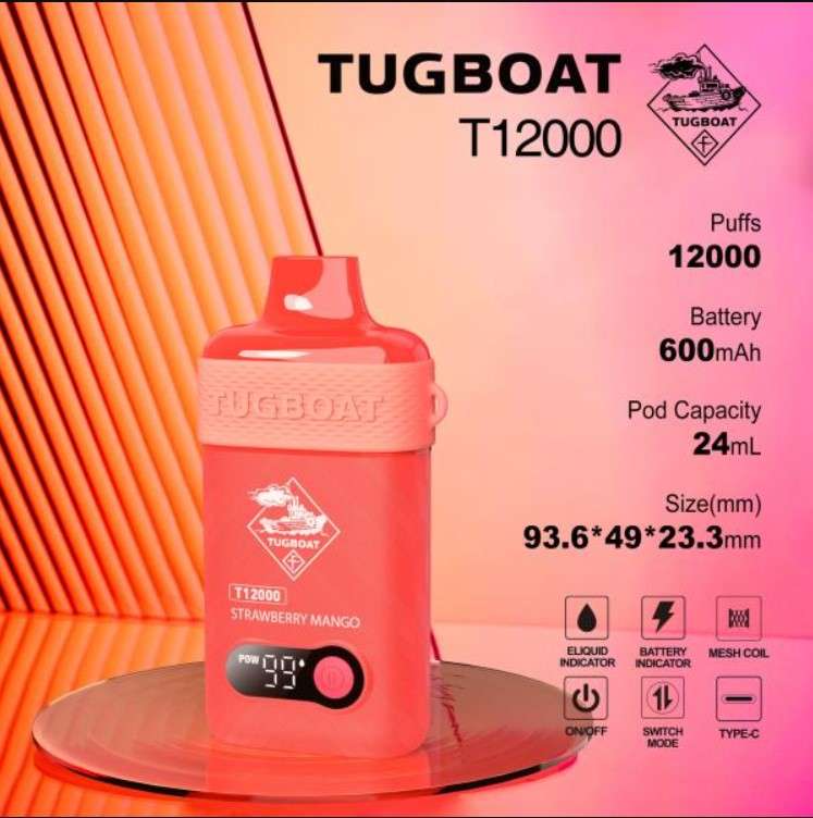 Tugboat T12000 Disposable Vape