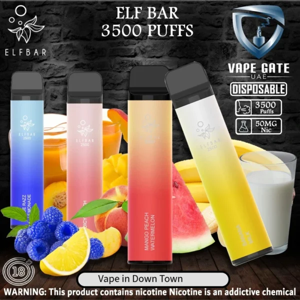 ELF BAR 3500 Disposable Pod 1500mAh – Buy in UAE